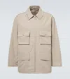 Auralee Wool-canvas Blouson Jacket In Neutral