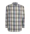 Auralee Long Sleeve Button-down Check Shirt In Multi