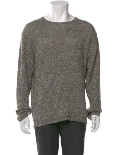 Pre-owned Auralee Wool Crew Neck Pullover In Gray
