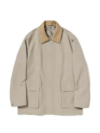 Auralee Wool Jacket In Gray