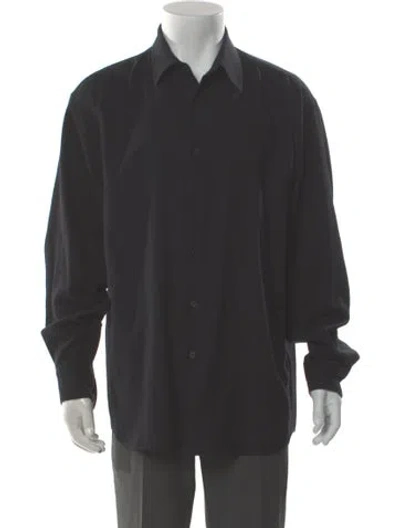 Pre-owned Auralee Wool Long Sleeve Dress Shirt In Green