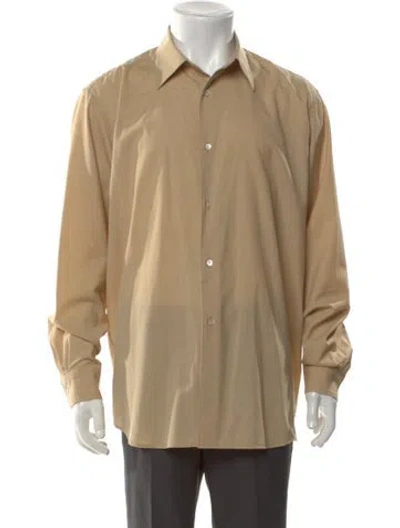 Pre-owned Auralee Wool Long Sleeve Shirt In Neutral