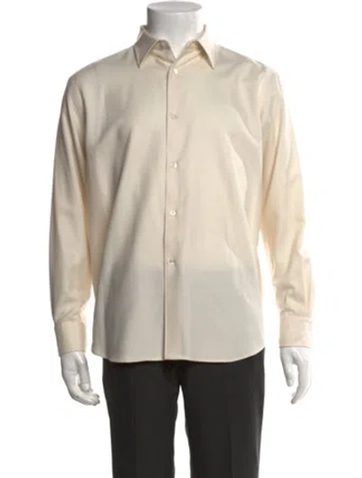 Pre-owned Auralee Wool Long Sleeve Shirt In Neutral