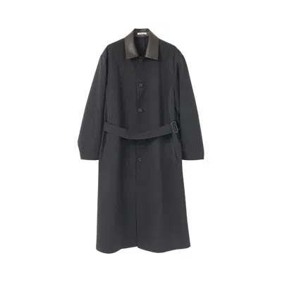 Pre-owned Auralee Wool Max Canvas Coat 'black' | Men's Size 4