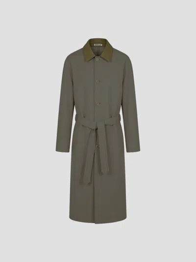 Auralee Wool Max Canvas Jacket In Top Grey Beige