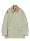 Auralee Wool Max Canvas Jacket Woman Pale Olive