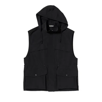 Pre-owned Auralee Wool Max Canvas Over Vest 'black' | Men's Size 5