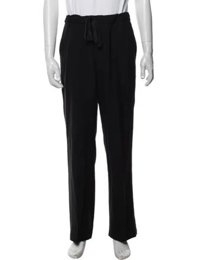 Pre-owned Auralee Wool Pants In Black