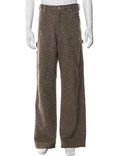 Pre-owned Auralee Wool Pants In Neutrals