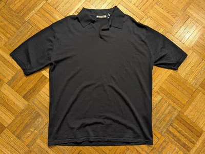 Pre-owned Auralee Wool Polo In Blue