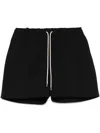 Auralee Wool Shorts In Schwarz