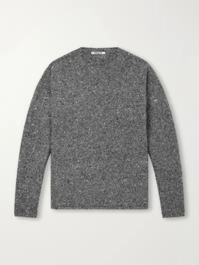 Auralee Crew-neck Sweater In Gray