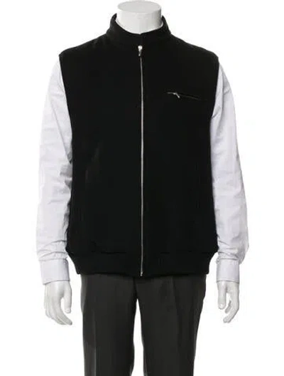 Pre-owned Auralee Wool Vest In Black