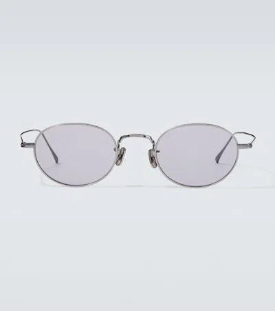 Auralee X Eyevan 003 Oval Sunglasses In Red