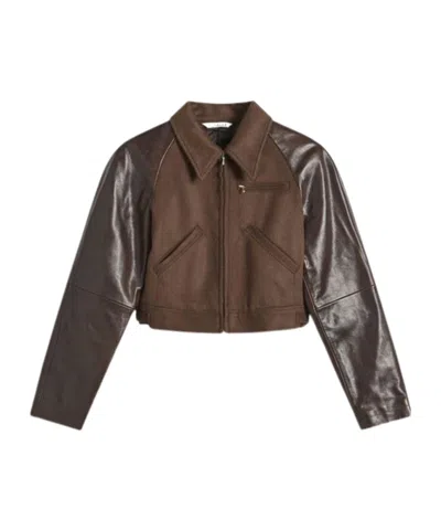 AURALEE ZIPPER CASUAL JACKET