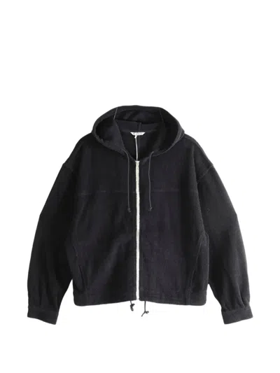 Auralee Zip-up Hoodie In Blue
