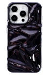Auramma Black Crinkle Iphone 15 Pro Max Case In Black