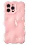 Auramma Bubbles Iphone 16 Pro Case In Baby Pink