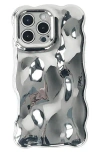 Auramma Chrome Bubbles Iphone 16 Pro Max Case In Black