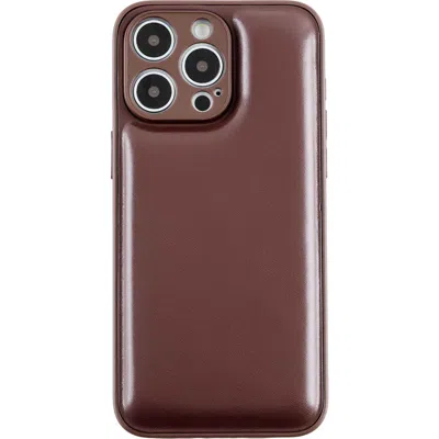 Auramma Cushioned Iphone 15 Pro Case In Brown