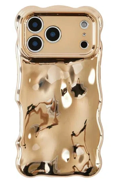 Auramma Cushioned Iphone 15 Pro Max Case In Gold