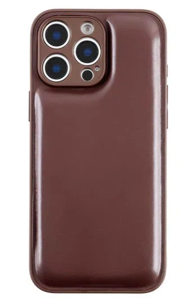 Auramma Cushioned Iphone 16 Pro Case In Brown