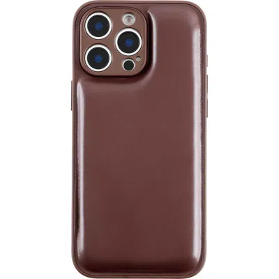 Auramma Cushioned Iphone 16 Pro Max Case In Brown