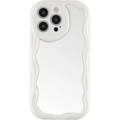Auramma Funky Mirror Iphone 15 Pro Case In White
