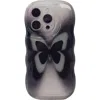 Auramma Groovy Butterfly Iphone 15 Pro Case In Black Multi