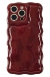 Auramma Meteorite Iphone 16 Pro Iphone Case In Burgundy