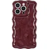 Auramma Meteorite Wavy Iphone 15 Pro Max Phone Case In Burgundy