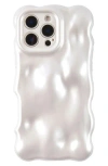 Auramma Pearly Bubbles Iphone 16 Pro Case In Pearl