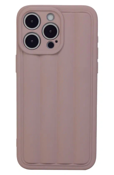 Auramma Roman Stripes Iphone 14 Pro Case In Pink