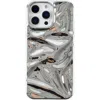 Auramma Silver Crinkle Iphone 16 Pro Case In Silver