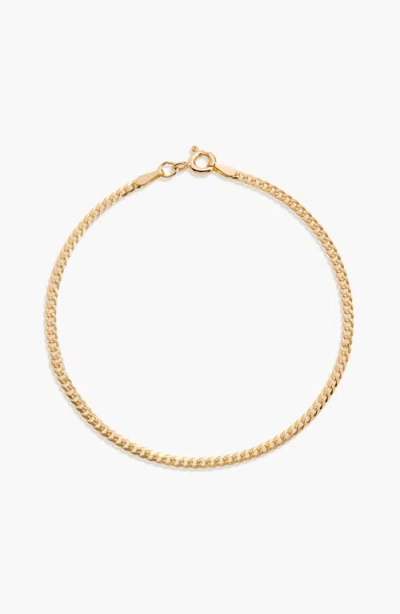 Aurate Cuban Chain Bracelet In Gold