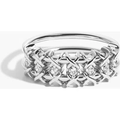 Aurate Kinetic Estate Ring In Metallic