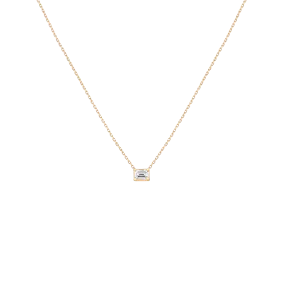 Aurate New York 0.25ct Emerald Lab Grown Diamond Necklace In Gold