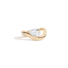 Aurate New York 2ct Pear Lab Grown Diamond Floating Ring In Gold