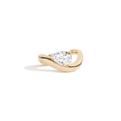 Aurate New York 2ct Pear Lab Grown Diamond Floating Ring In Gold