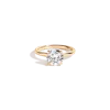 Aurate New York 2ct Round Lab Grown Diamond Solitaire Ring In Gold