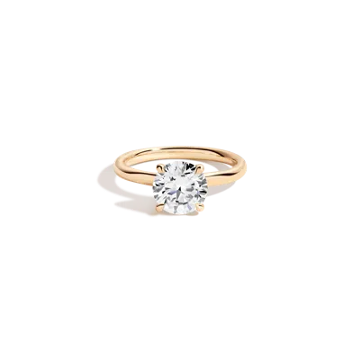 Aurate New York 2ct Round Lab Grown Diamond Solitaire Ring In Gold