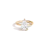 Aurate New York 3ct Pear Lab Grown Diamond Solitaire Ring In Multi