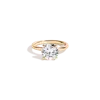 Aurate New York 3ct Round Lab Grown Diamond Solitaire Ring In Gold