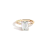 Aurate New York 4ct Emerald Lab Grown Diamond Solitaire Ring In Multi