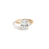 Aurate New York 4ct Oval Lab Grown Diamond Solitaire Ring In Multi