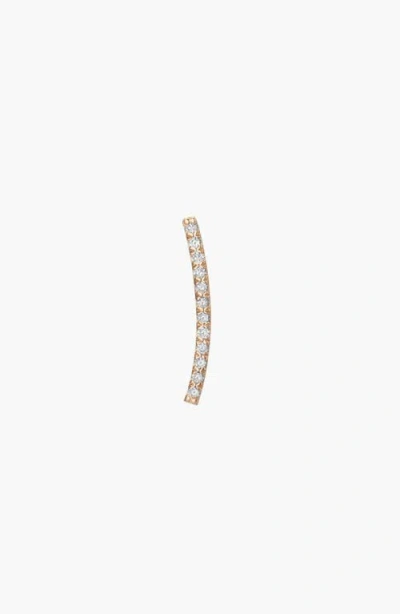 Aurate New York Archival Path Earring In White
