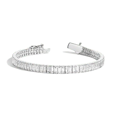 Aurate New York Baguette Lab Grown Diamond Tennis Bracelet - 12ct In Yellow