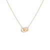 Aurate New York Bold Connection Necklace In White
