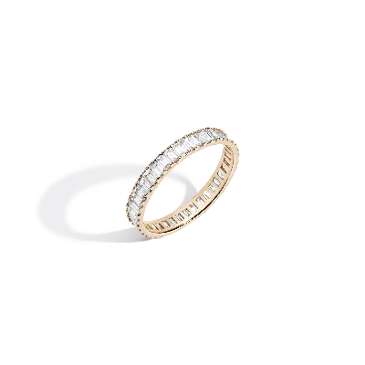 Aurate New York Bold Lab Grown Diamond Baguette Ring In Yellow
