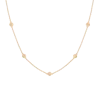 Aurate New York Bold Lab Grown Diamond Station Necklace In Gold